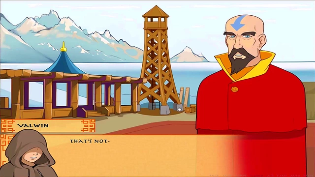 Katara Gives Hand Job To Avatar Trainer In Hot Hentai Action