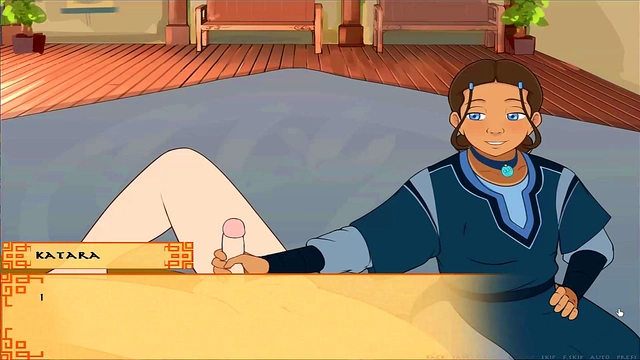 Katara Gives Hand Job To Avatar Trainer In Hot Hentai Action
