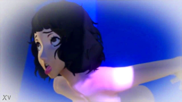 Persona 5 Anime Chick Sucks Dick & Gets Fucked for Stuck Creampie