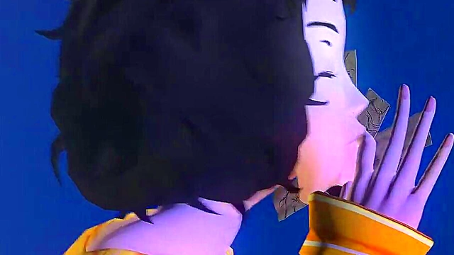 Persona 5 Anime Chick Sucks Dick & Gets Fucked for Stuck Creampie