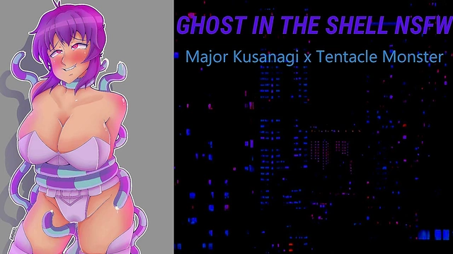 Horny Major Kusanagi Fucks Monster in NSFW Ghost in the Shell ASMR Scene