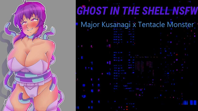 Horny Major Kusanagi Fucks Monster in NSFW Ghost in the Shell ASMR Scene