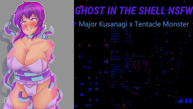 Horny Major Kusanagi Fucks Monster in NSFW Ghost in the Shell ASMR Scene