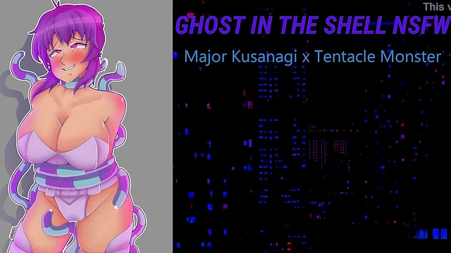 Horny Major Kusanagi Fucks Monster in NSFW Ghost in the Shell ASMR Scene
