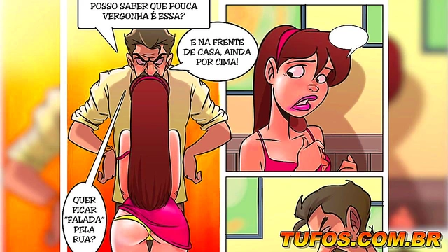 Horny Brazilian Family Gets Spanked Wildly In naughty Hentai Comic Adventure