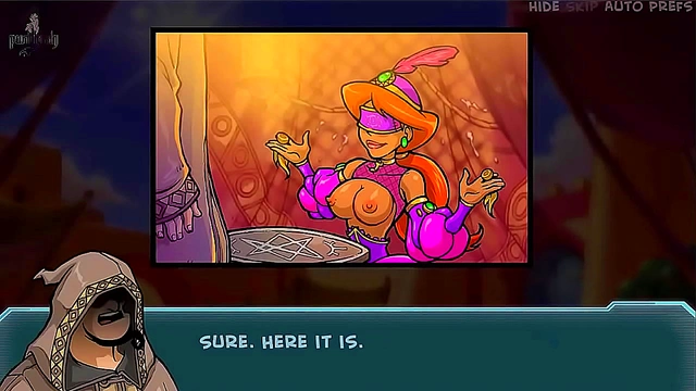 Hot Redhead Jasmine Gets Handjob & Facial In Steamy Anime Adventure