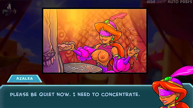 Hot Redhead Jasmine Gets Handjob & Facial In Steamy Anime Adventure