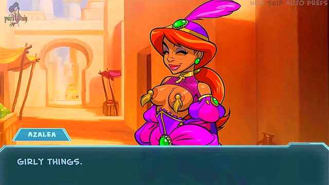 Hot Redhead Jasmine Gets Handjob & Facial In Steamy Anime Adventure