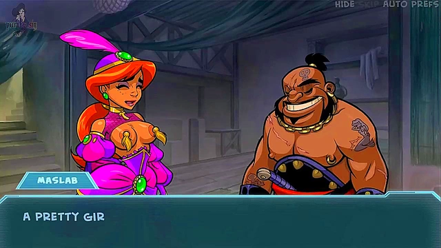 Hot Redhead Jasmine Gets Handjob & Facial In Steamy Anime Adventure