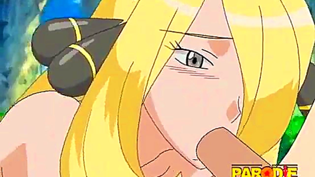 Horny Cynthia Pokemon DestinyCumshotAdventures