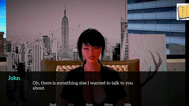 Small-Titted Cartoon Girl Explores Sexual Desires in Her New Family Home