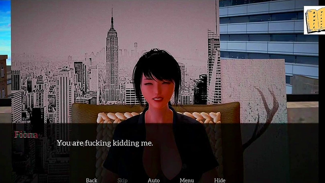 Small-Titted Cartoon Girl Explores Sexual Desires in Her New Family Home