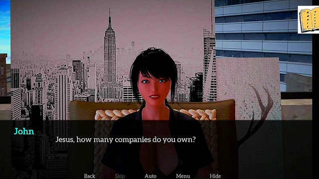 Small-Titted Cartoon Girl Explores Sexual Desires in Her New Family Home