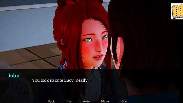 Small-Titted Cartoon Girl Explores Sexual Desires in Her New Family Home