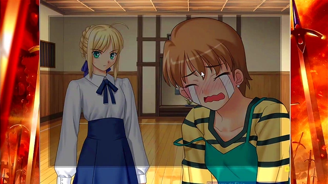 Big-Ass Anime Babe Rides Big Dick in Fate Stay Night Realta Nua Eroge Game Playthrough