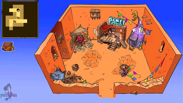 Horny Genie Princess Tamed by Big-Cock Hero in Sinful Anime Game Adventure