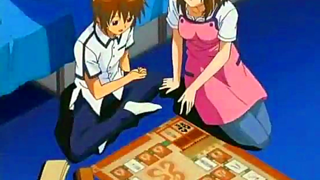 Hentai Anime Couple Engage in Intense Sexual Pursuit Gameplay