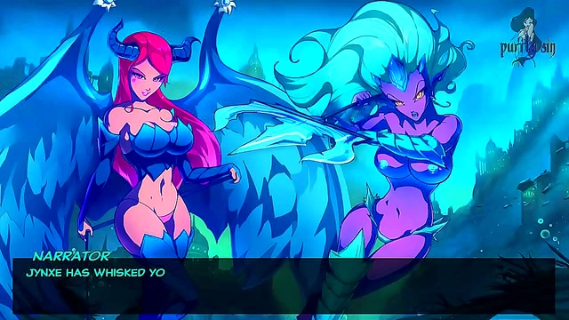 Blue-Haired Anime Girl Gets Rough Monster Sex & OrgasmicCumshot