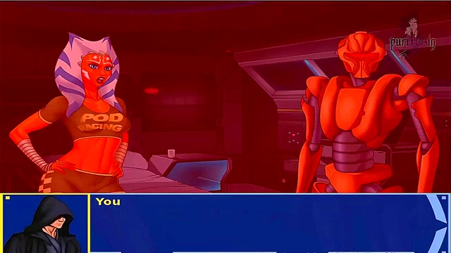 Petite Redhead Rey Trains With Sith Master In Hot Star Wars Cosplay Bang