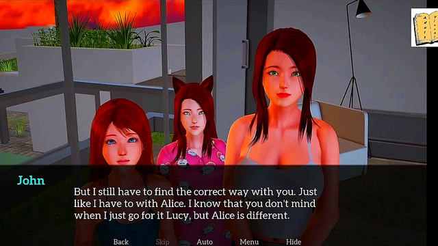 Teen Step-Sister Seduces Me In Our Cartoony Home For Ecchi Fun