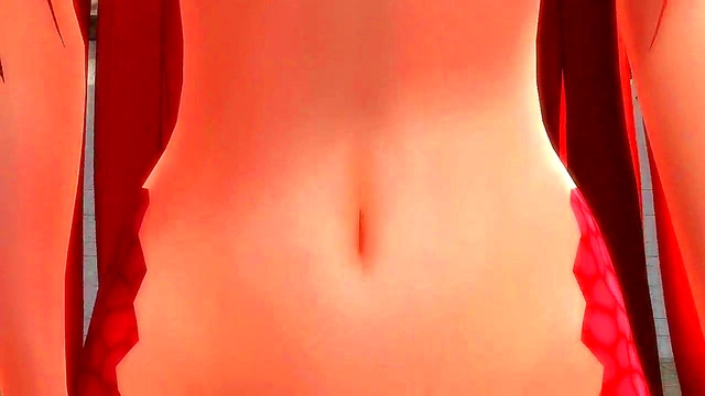 Shy SnakeGirl Miia Shows Off Busty Body & Spreads Pussy For Public Orgasm