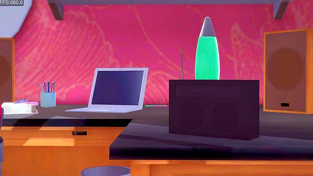 3D Anime Babe Experiences Ultimate Pleasure in Foggy Japanese Street Scene