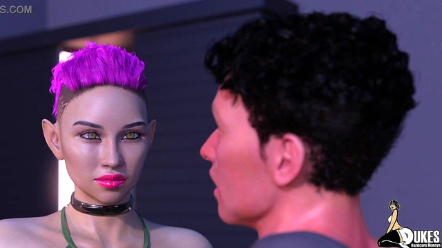 Horny Big Tit Intruder Rides Dick Hard In Uncensored 3D Hentai Animations