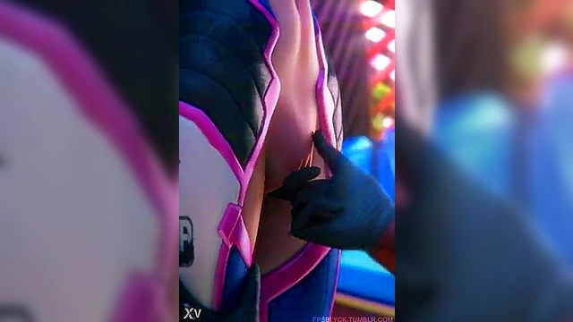 Sexy 3D DVA Anime Babe Gets Fucked In Hot Hentai GIF Action