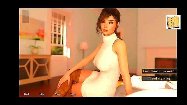 Brunette College Chick With Big Tits Fucks Hard In 3D Hentai Sex Game Walkthrough