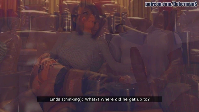 Cheating MILF Wife Gets Fucked By BBC Stranger In Public Movie Theatre