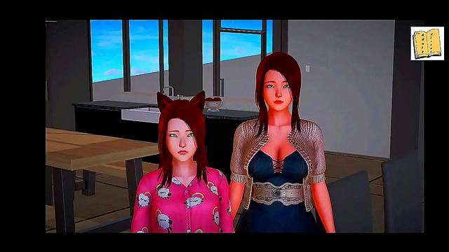 Teen Step-Siblings Explore Desire in Playful Hentai Adventure