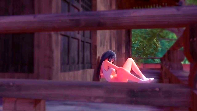 Kotegawa Yui Shamelessly Masturbates Outdoors With Toys In 3D Hentai Bliss
