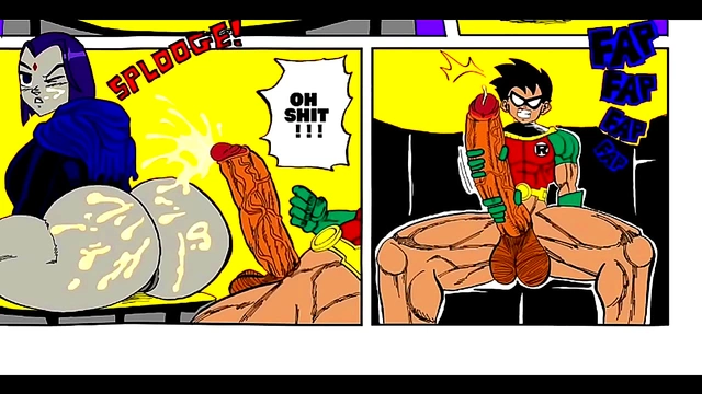 Raven & Starfire Enjoy Big-Cock Action in Teen Titans Hentai Adventure