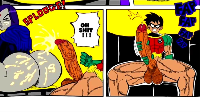 Raven & Starfire Enjoy Big-Cock Action in Teen Titans Hentai Adventure
