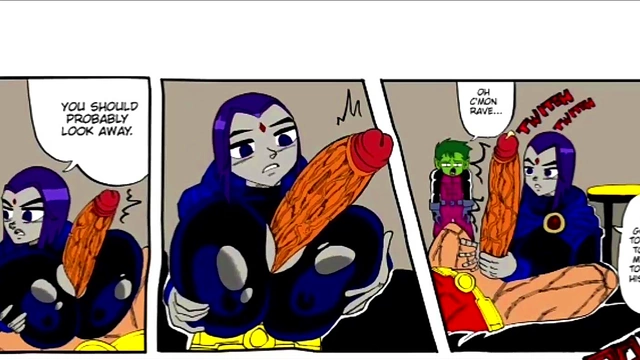 Raven & Starfire Enjoy Big-Cock Action in Teen Titans Hentai Adventure