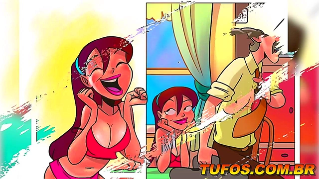 Nude Beach Voyeur Fun – Animated Hentai Couple Gets Intimate On The Sand