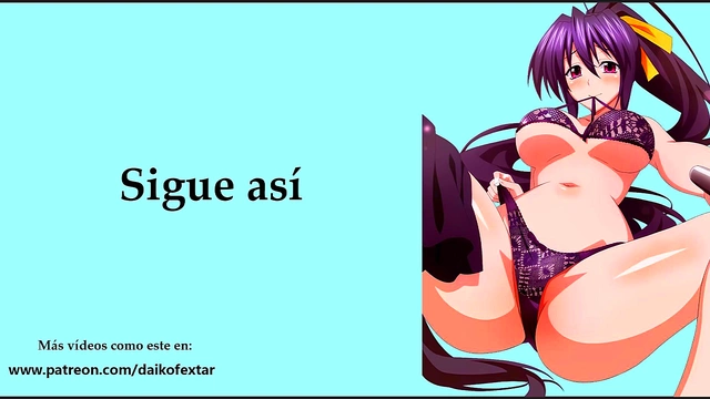 Akeno Himejima Teases Your Small Dick With Laughter & JOI in DxD Hentai Anime