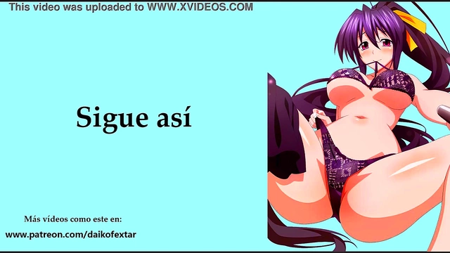 Akeno Himejima Teases Your Small Dick With Laughter & JOI in DxD Hentai Anime