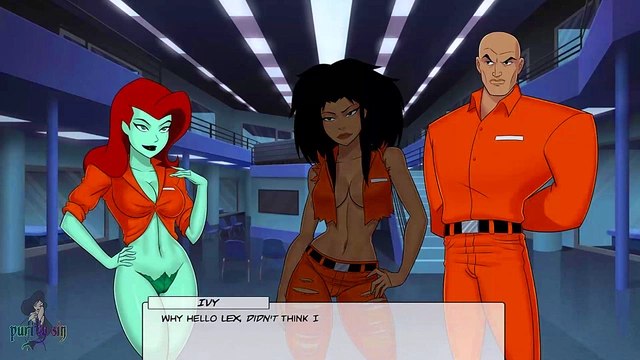 Poison Ivy & Harley Quinn Seduce Prison Princess in DC Comics Hentai Adventure