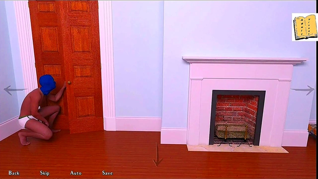 Teen Brunette With Big Ass Seduces College Guy In Erotic Visual Novel Sex Scene