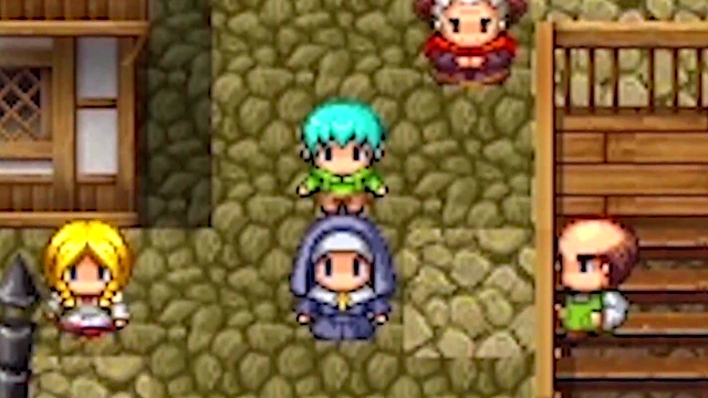 Ridiculed Nun Finds Pleasure With Cartoony Churchgoers In The Promised Rosary