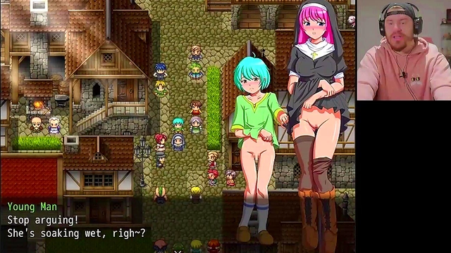 Ridiculed Nun Finds Pleasure With Cartoony Churchgoers In The Promised Rosary