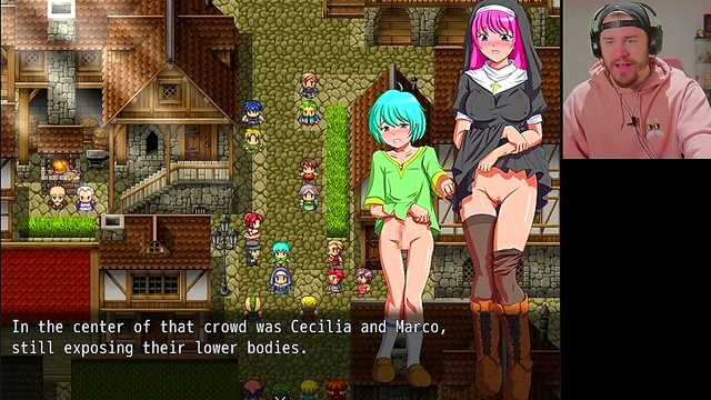 Ridiculed Nun Finds Pleasure With Cartoony Churchgoers In The Promised Rosary