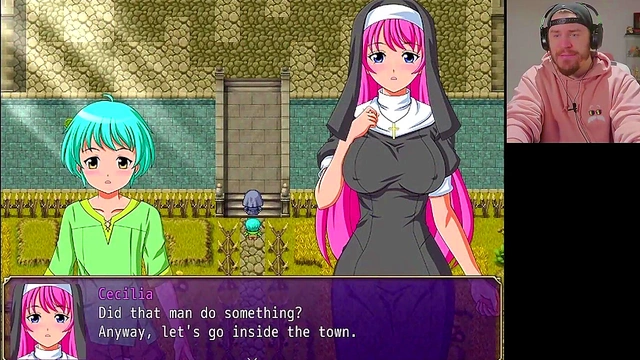 Ridiculed Nun Finds Pleasure With Cartoony Churchgoers In The Promised Rosary