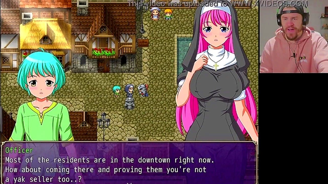 Ridiculed Nun Finds Pleasure With Cartoony Churchgoers In The Promised Rosary