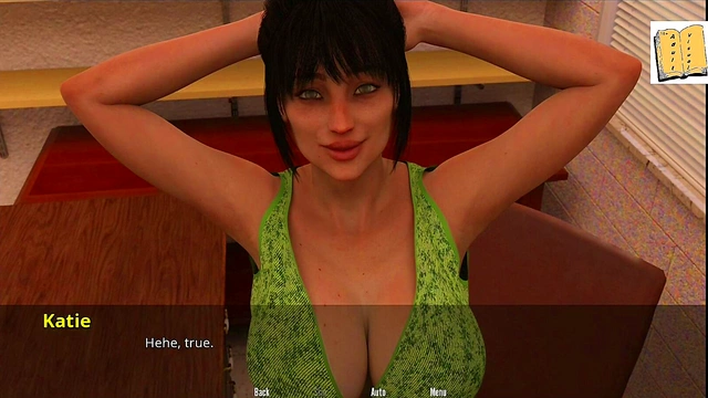 Katie’s Office Seduction – Teen With Big Tits & Ass Sucks Big CockErotic Visual Novel Scene