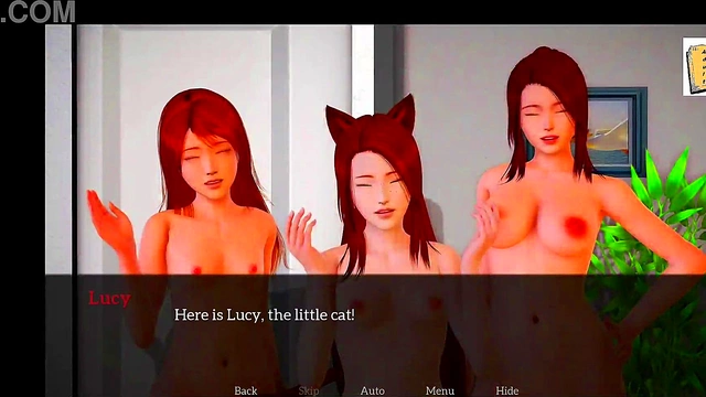 Redhead Teen’s Erotic Adventure With Her New Family In 3D Hentai Cartoon