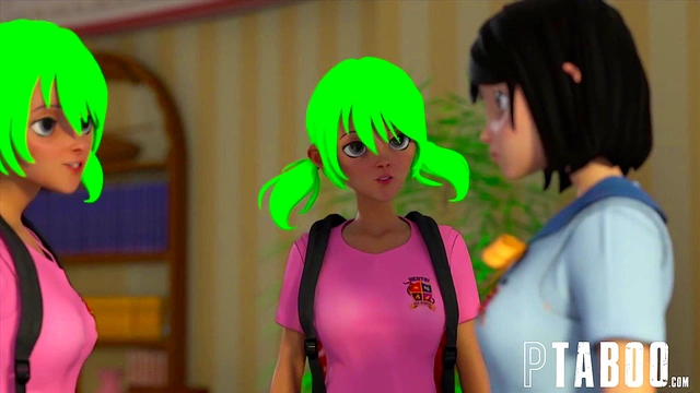 Petite Anime Babe With Big Tits And Ass Gets Hard Fucked At PTA Meeting