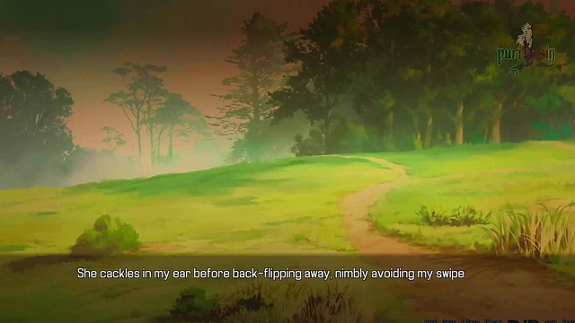 Redhead Muscle Woman Dominates New Anime Girl In Quest Failed Fantasy Scene