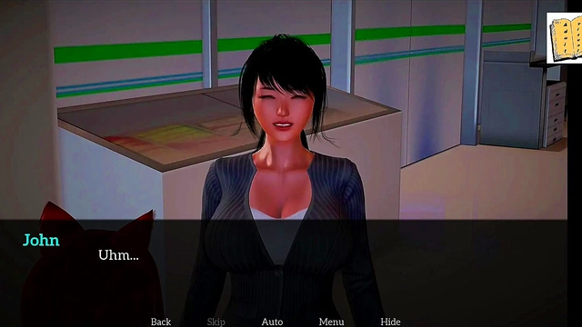 Amateur 3D Hentai Couple Enjoy Intimate Moments In Erotic Visual Novel Game Playthrough